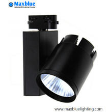 High CRI 95ra Black Finish COB LED Track Light